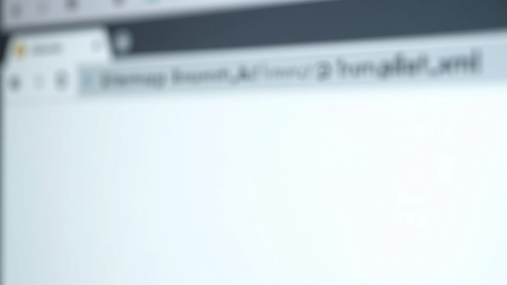 Browser address bar showing sitemap.xml URL being accessed on a website