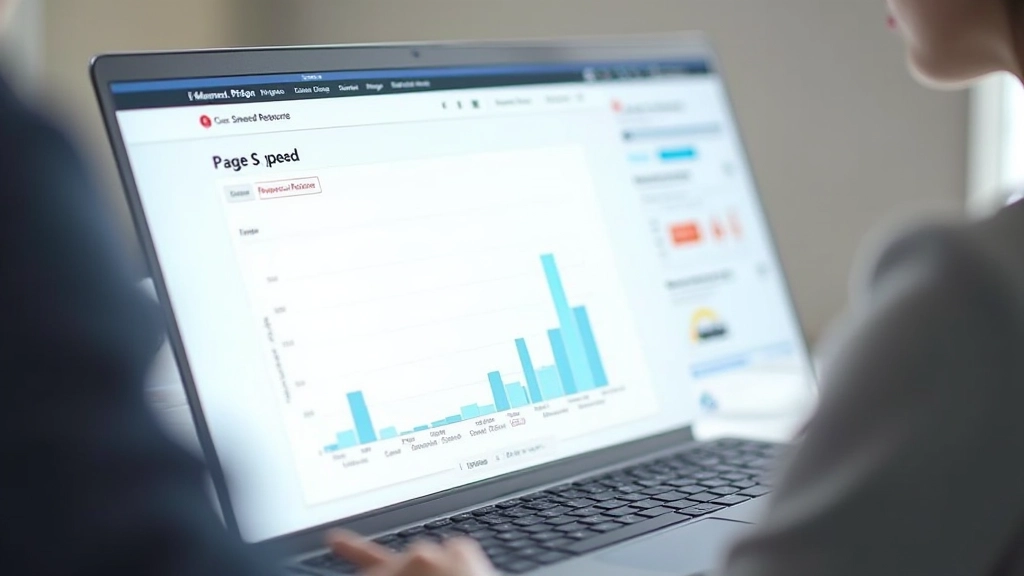 Page speed metrics and performance waterfall chart